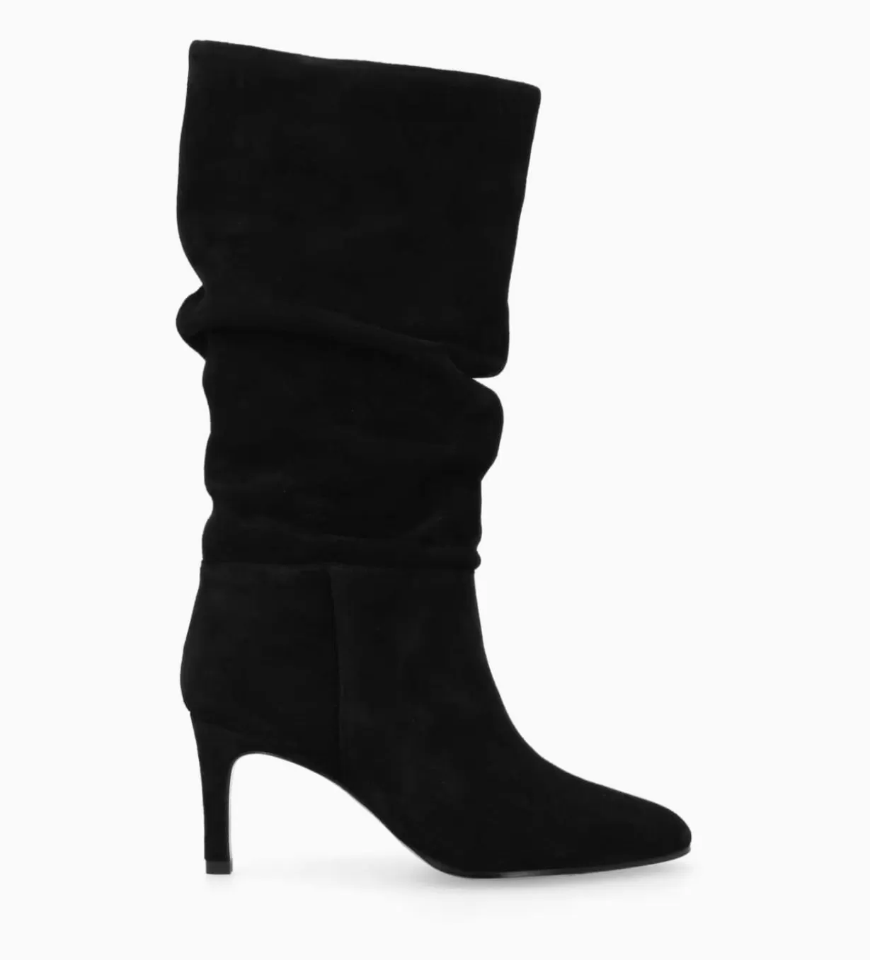 FREE LANCE Paris Botte à talon - Céleste 65 - Cuir velours -* Bottes | Bottes