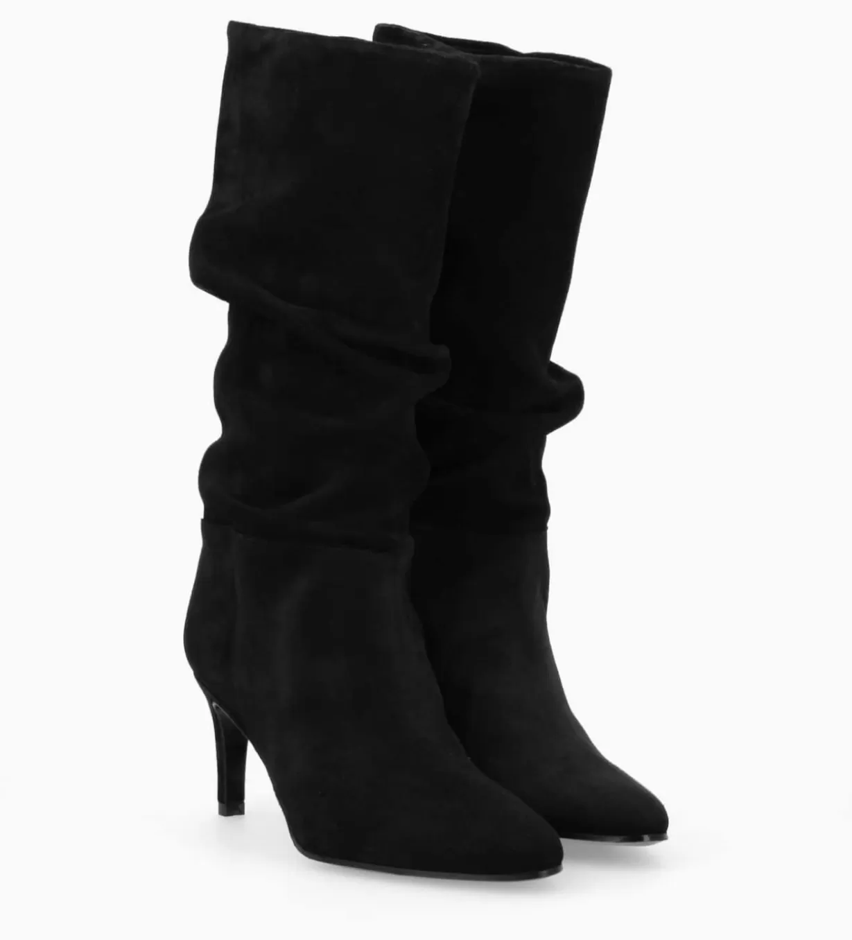 FREE LANCE Paris Botte à talon - Céleste 65 - Cuir velours -* Bottes | Bottes