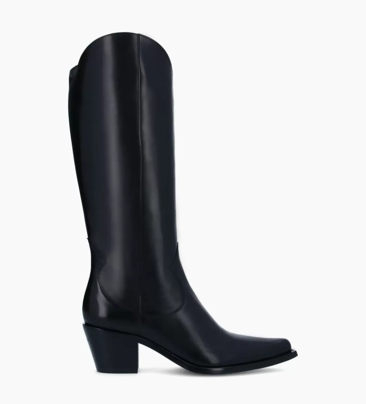 FREE LANCE Paris Botte western à talon - Ruby 50 - Cuir de veau lisse brillant -* Bottes | Bottes