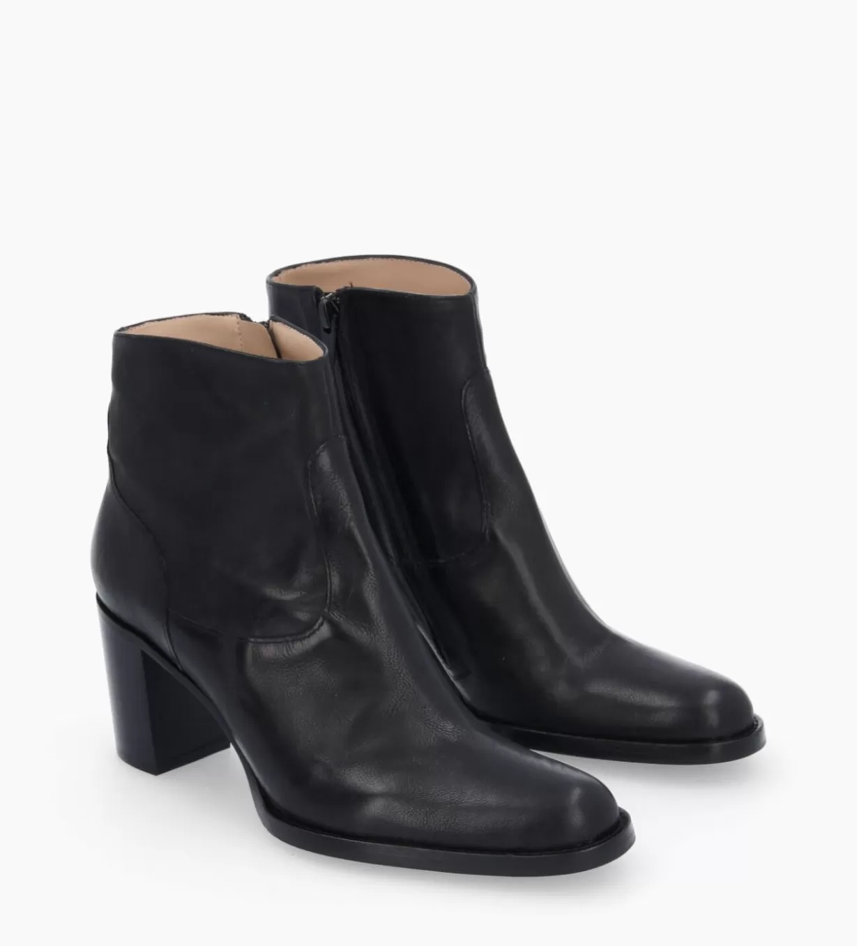 FREE LANCE Paris Bottine à talon à zip - Legend 70 - Cuir grainé -* Boots - Bottines