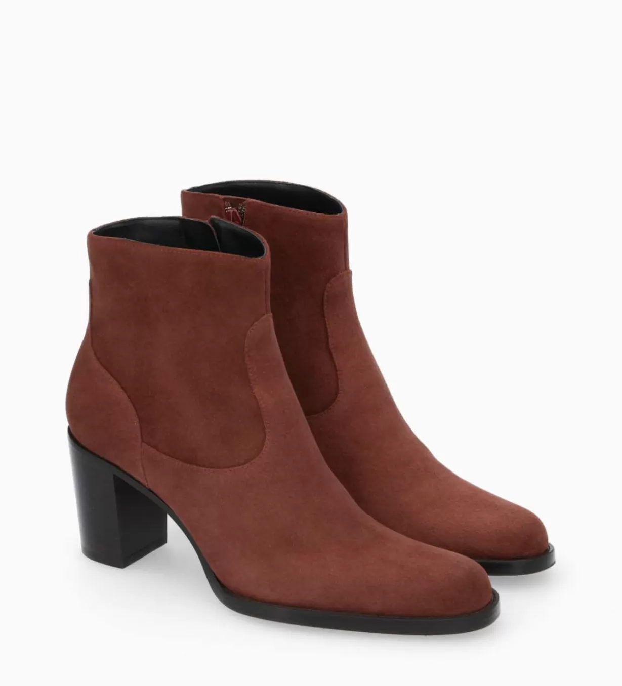 FREE LANCE Paris Bottine à talon à zip - Legend 70 - Cuir velours -* Boots - Bottines | Boots - Bottines