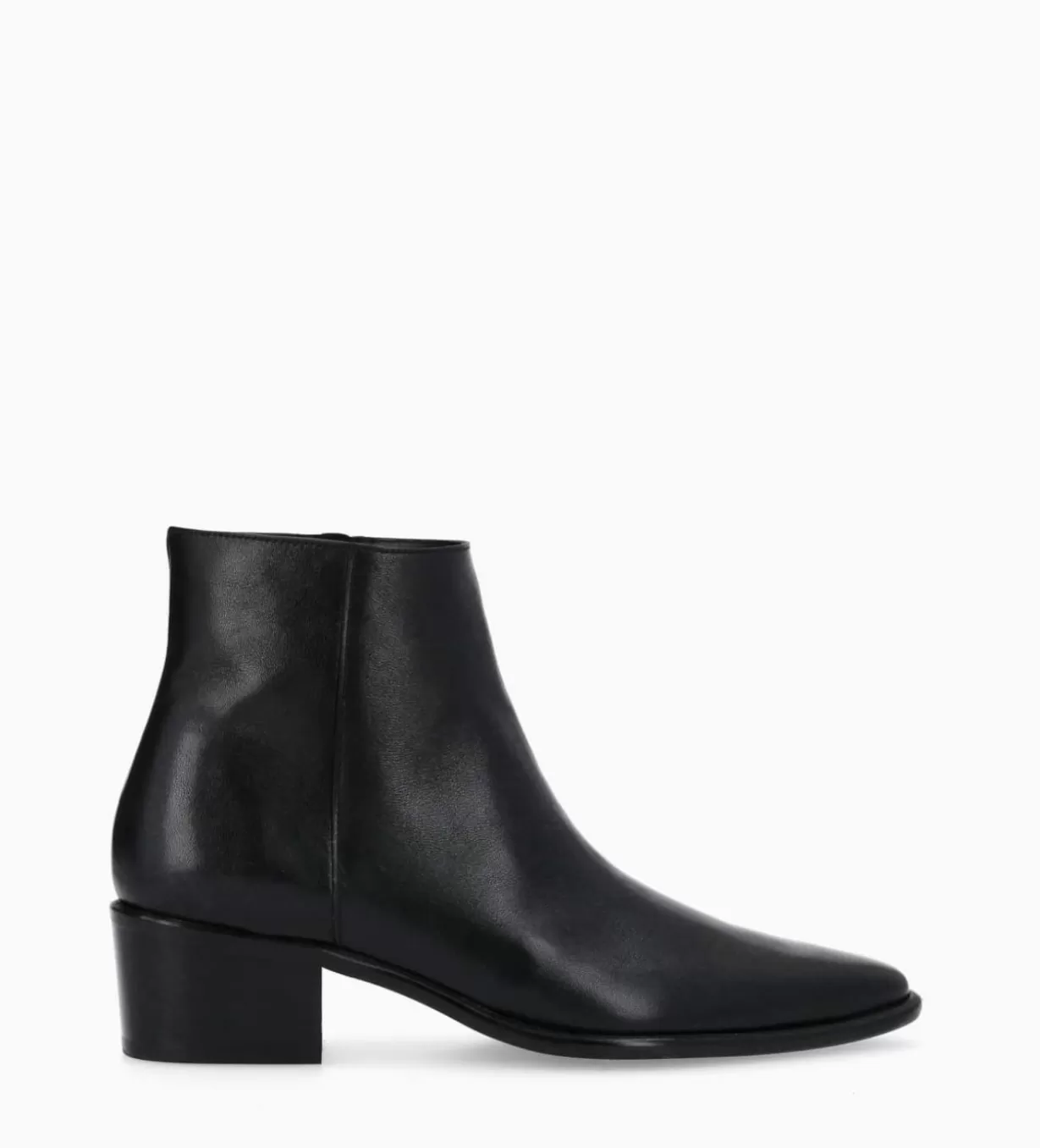 FREE LANCE Paris Bottine à talon à zip - Megan 50 - Cuir lisse -* Boots - Bottines