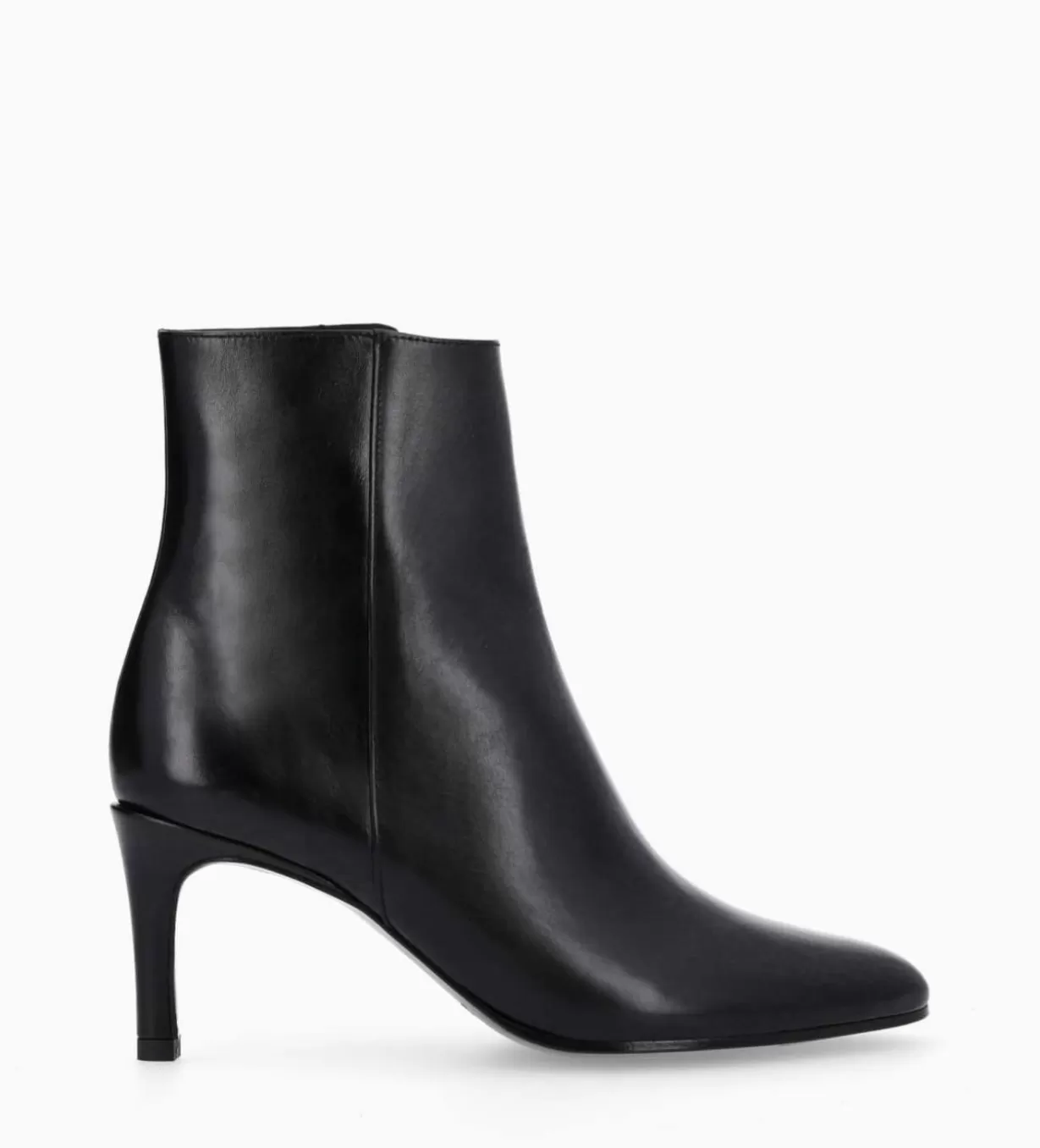 FREE LANCE Paris Bottine à talon aiguille zippée - Stella 65 - Cuir de veau lisse brillant -* Boots - Bottines | Boots - Bottines