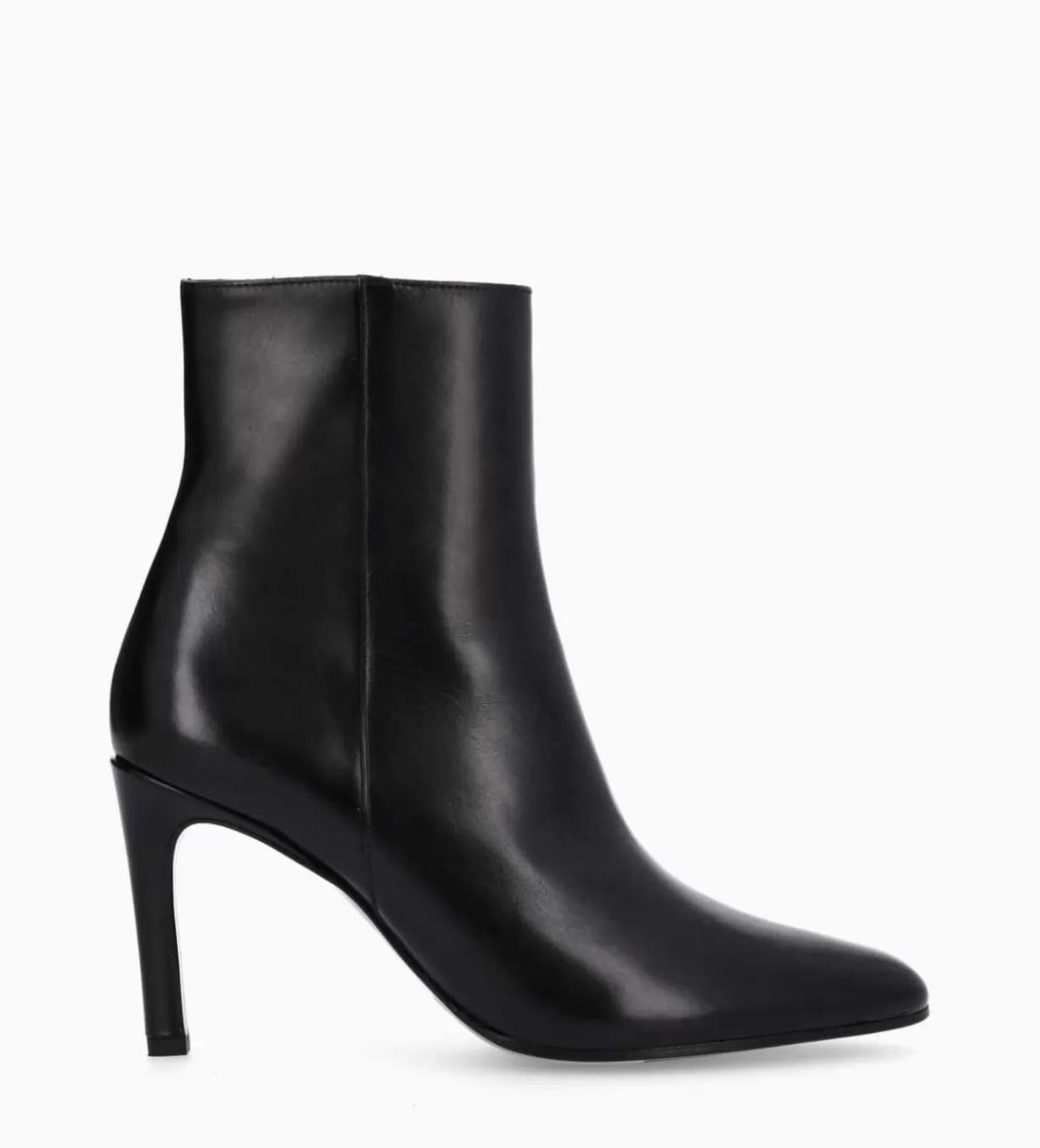 FREE LANCE Paris Bottine à talon aiguille zippée - Stella 85 - Cuir de veau lisse brillant -* Boots - Bottines | Boots - Bottines