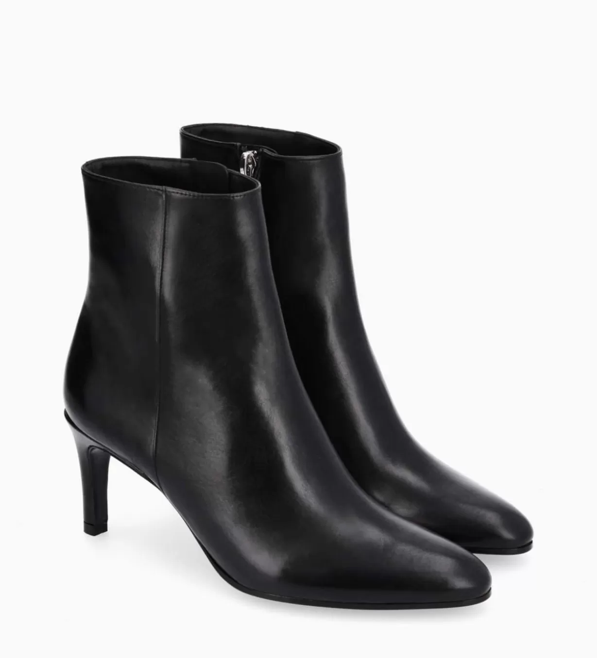 FREE LANCE Paris Bottine à talon aiguille zippée - Stella 65 - Cuir de veau lisse brillant -* Boots - Bottines | Boots - Bottines