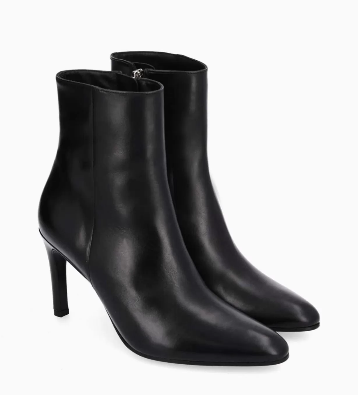 FREE LANCE Paris Bottine à talon aiguille zippée - Stella 85 - Cuir de veau lisse brillant -* Boots - Bottines | Boots - Bottines