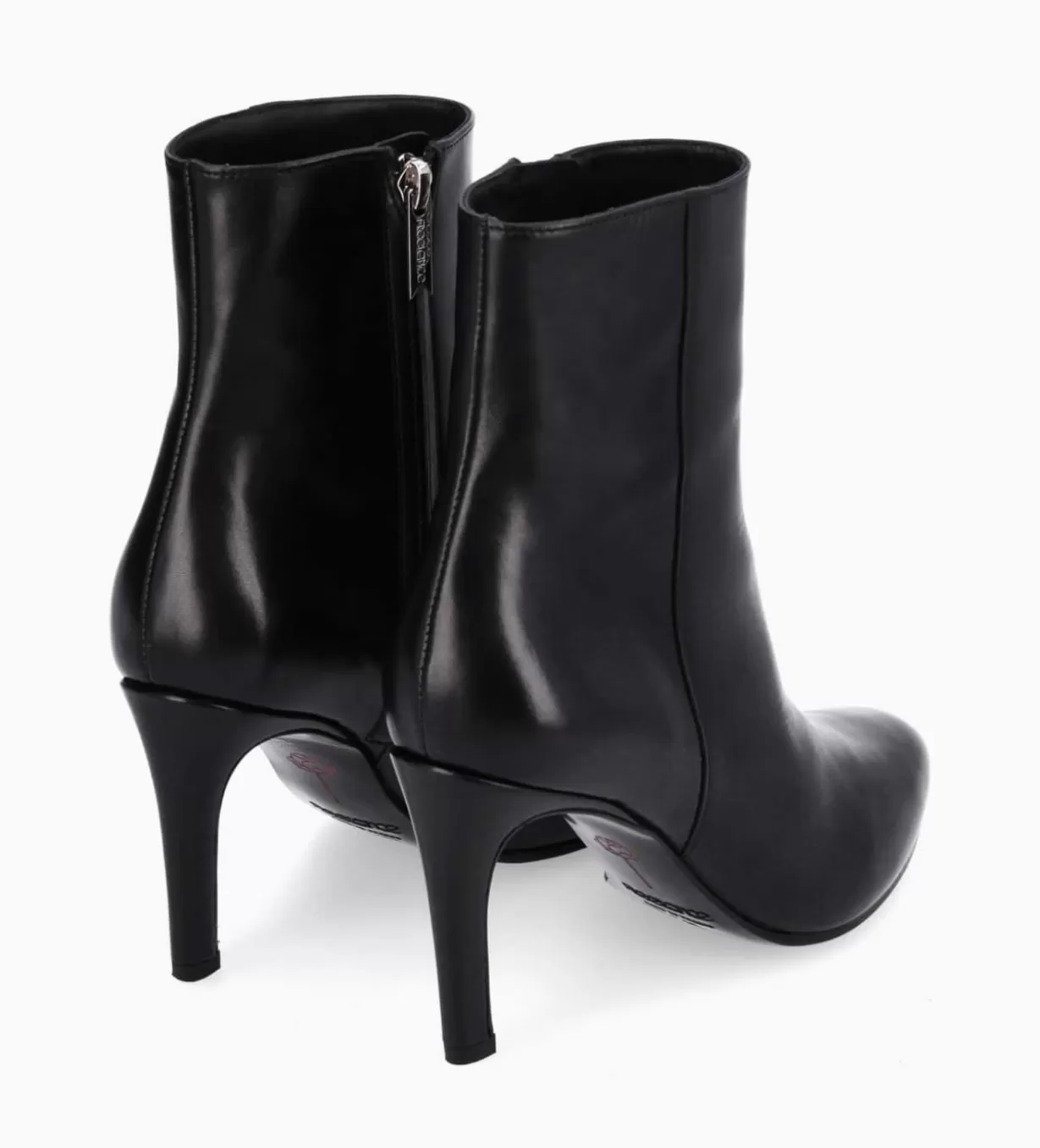 FREE LANCE Paris Bottine à talon aiguille zippée - Stella 85 - Cuir de veau lisse brillant -* Boots - Bottines | Boots - Bottines