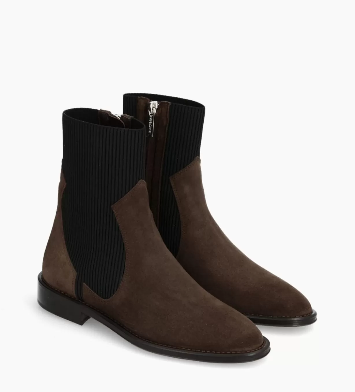 FREE LANCE Paris Bottine chelsea - Harri 25 - Cuir velours - Marron foncé* Boots - Bottines | Boots - Bottines