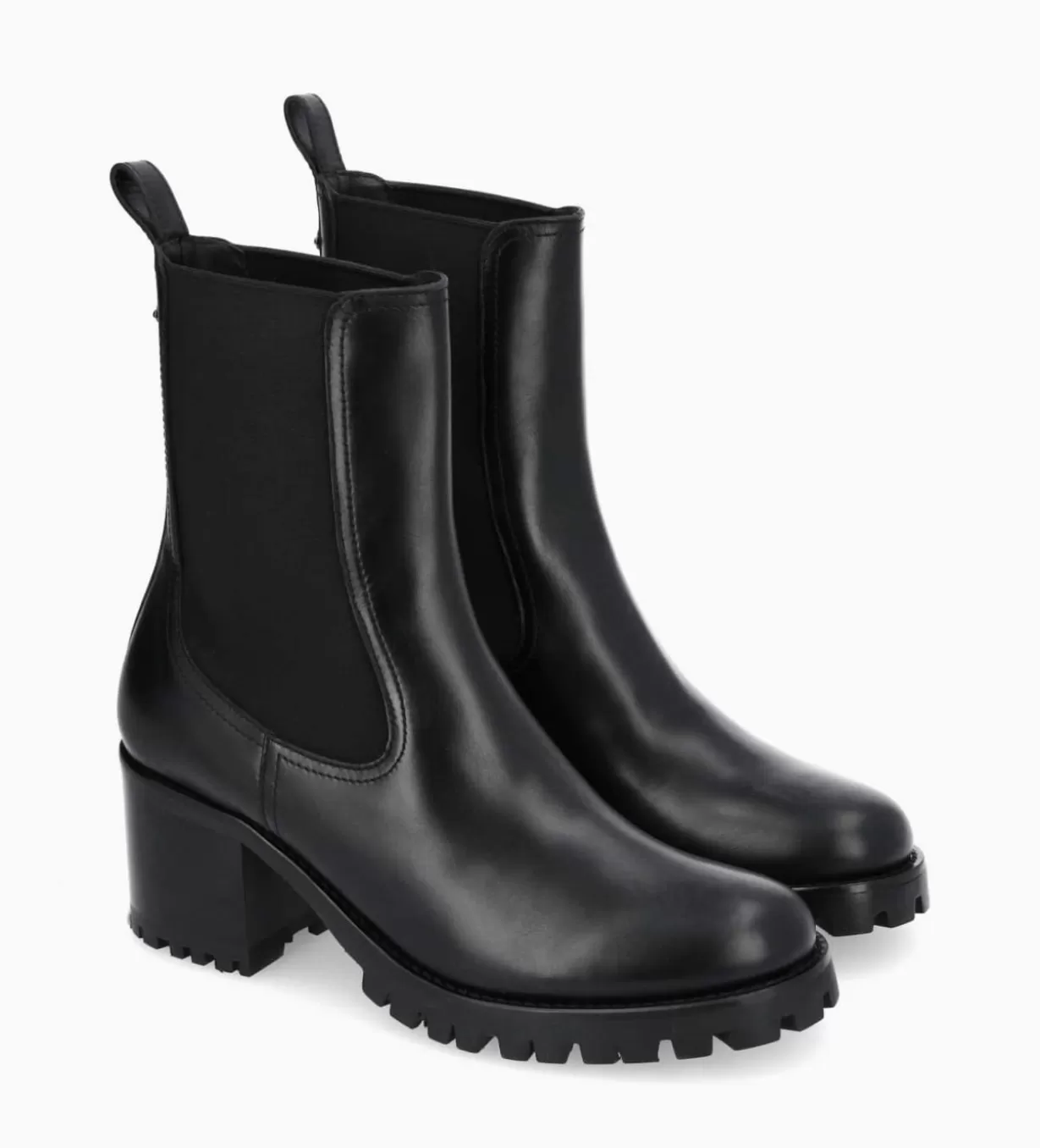FREE LANCE Paris Bottine chelsea à talon - Jade 45 - Cuir de veau lisse brillant -* Boots - Bottines
