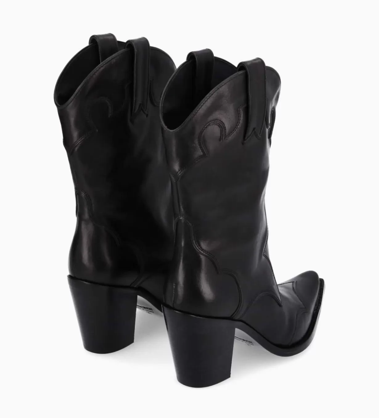 FREE LANCE Paris Bottine western à talon - Andy 80 - Cuir de veau lisse mat -* Boots - Bottines | Boots - Bottines