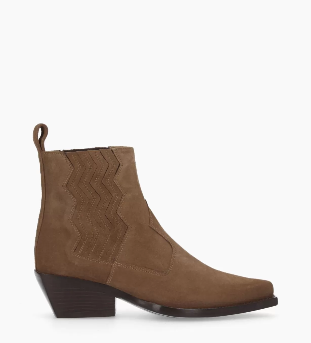 FREE LANCE Paris Bottine western chelsea - Calamity 40 - Cuir velours -* Boots - Bottines | Boots - Bottines