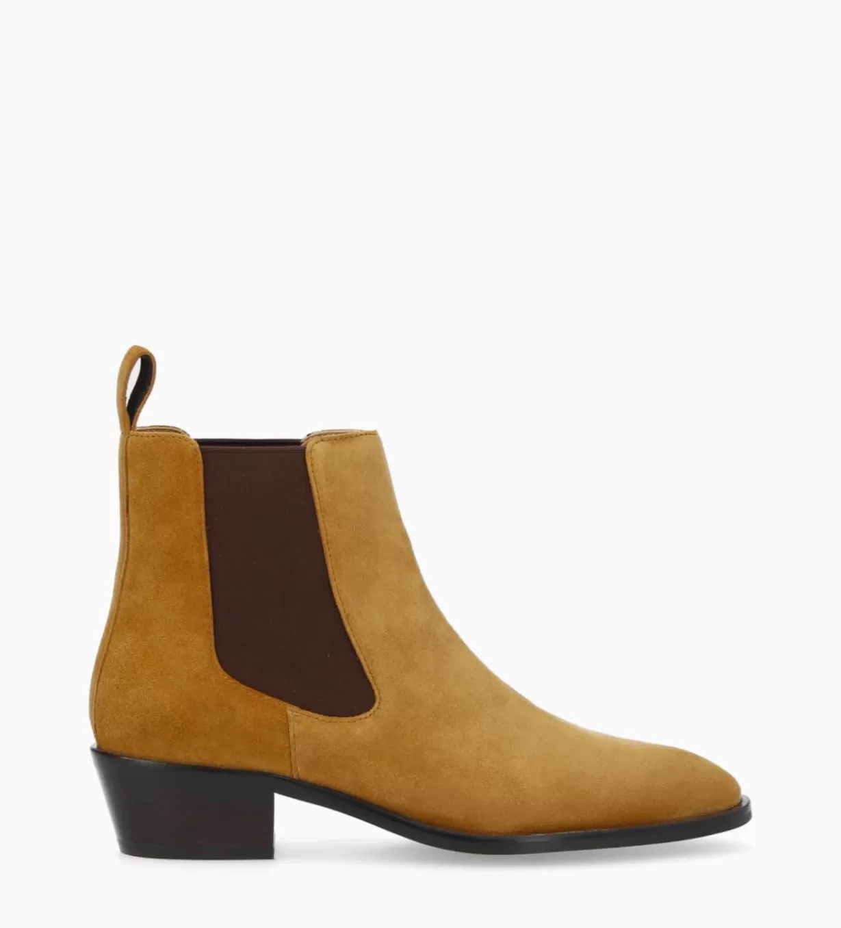 FREE LANCE Paris Bottine western chelsea - Kim 40 - Cuir velours -* Boots - Bottines