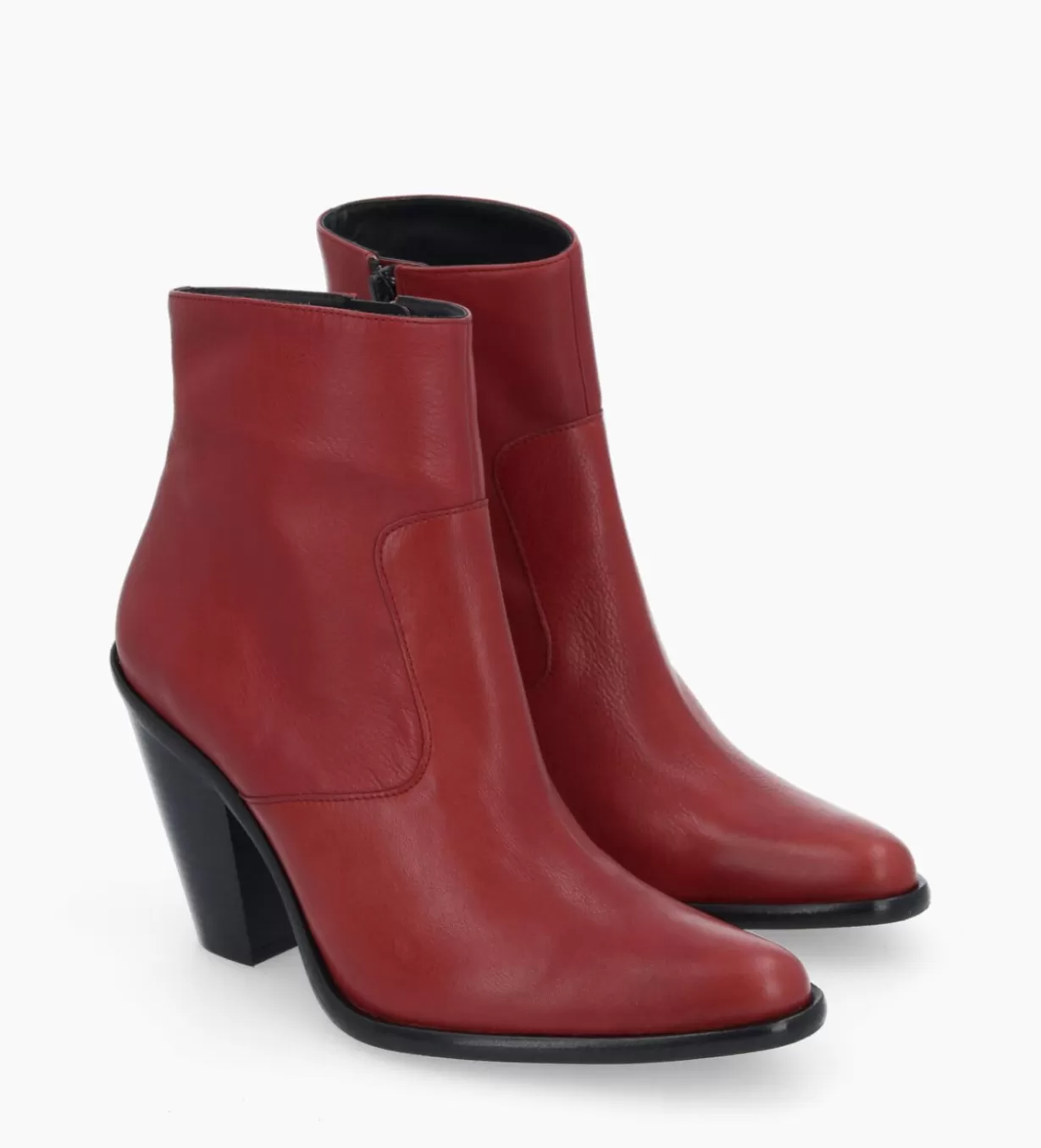 FREE LANCE Paris Bottine western zippée - Jane 9 - Cuir lisse -* Boots - Bottines | Boots - Bottines