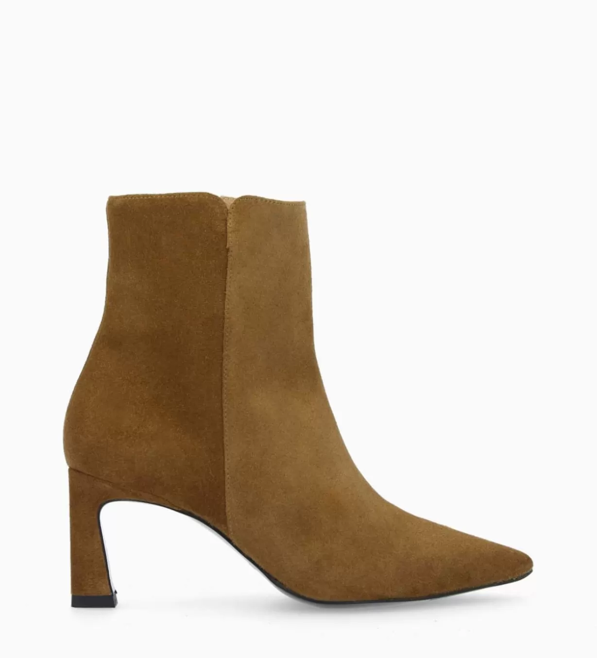 FREE LANCE Paris Bottine zippée à talon - Cathleen 65 - Cuir velours -* Boots - Bottines | Boots - Bottines