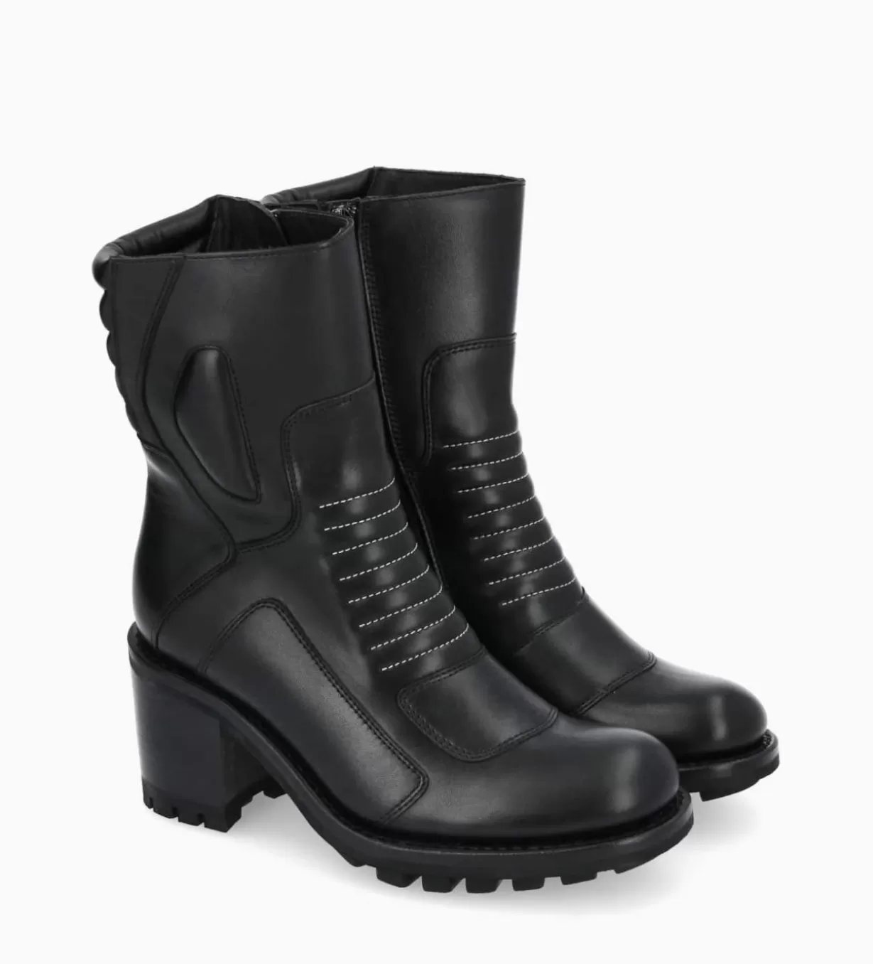 FREE LANCE Paris Bottine zippée à talon - Louise 70 - Cuir lisse -* Boots - Bottines | Boots - Bottines