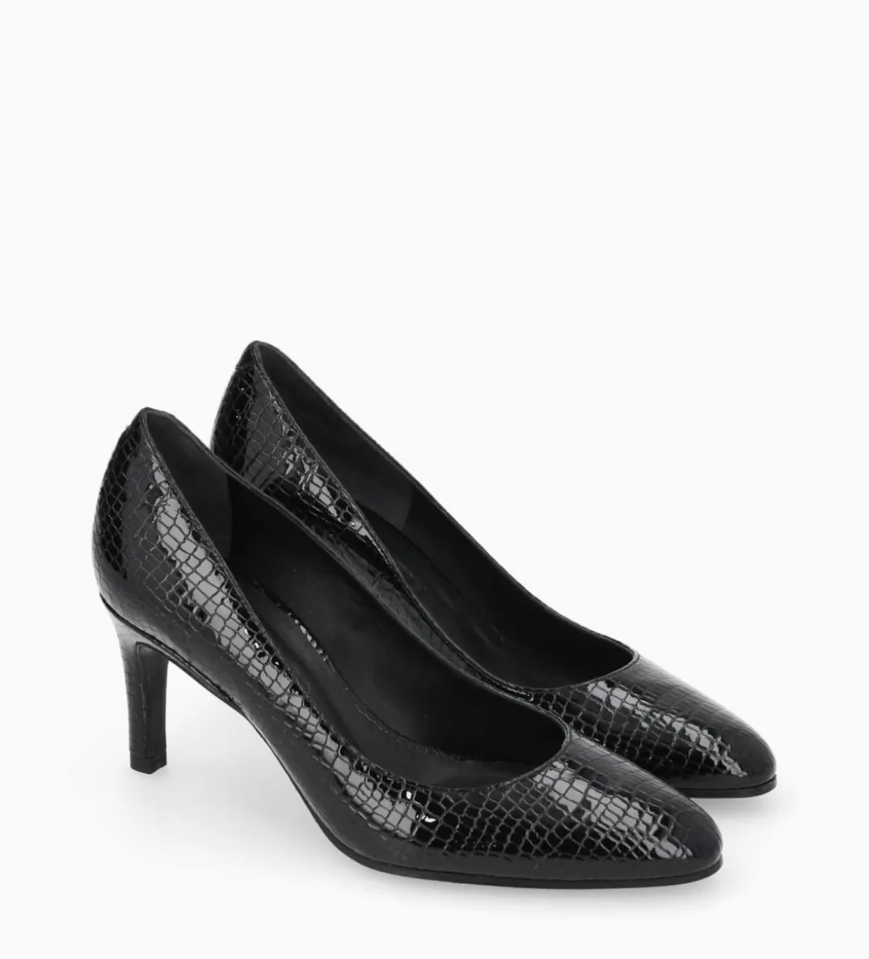 FREE LANCE Paris Escarpin - Mirri 65 - Cuir imprimé serpent verni -* Mocassins - Escarpins | Escarpins