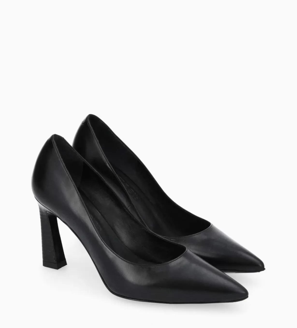 FREE LANCE Paris Escarpin à talon à bout pointu - Iris 85 - Cuir de veau lisse/Cuir imprimé serpent -* Escarpins