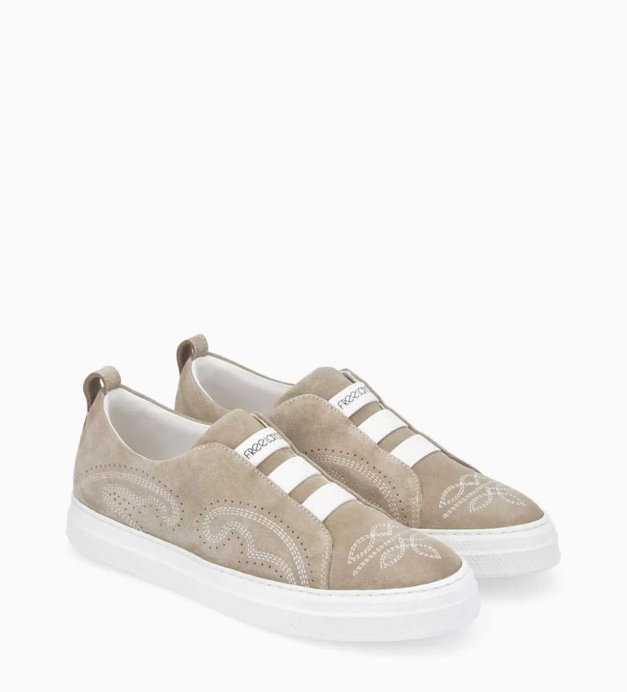 FREE LANCE Paris Sneaker - Panic - Cuir velours -* Sneakers